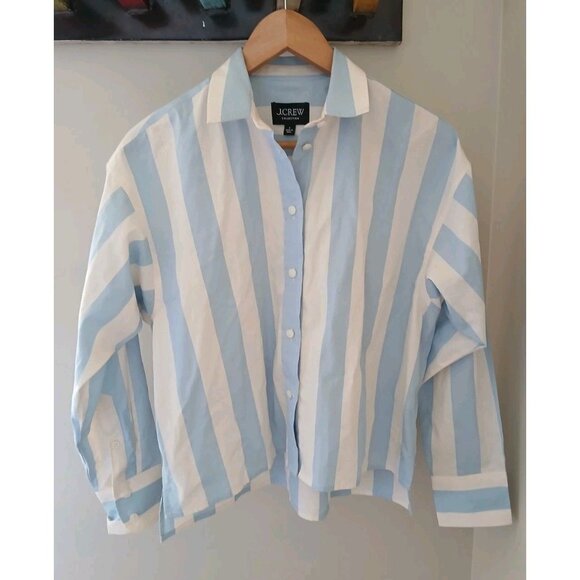 J. Crew Collection Relaxed Cropped Shirt - Picture 5 of 11